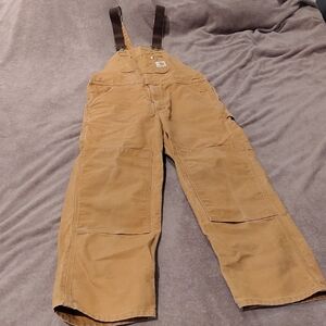 Carhartt Tan Work Overalls 33x30